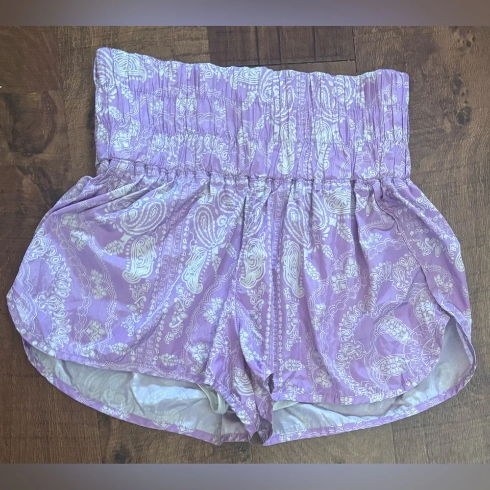 Fp movement by free people breezy, high-rise athletic shorts sz medium